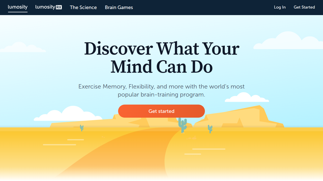 Lumosity, mentioned as a top brain training app, uses adaptive difficulty to keep users in the "zone of proximal development."