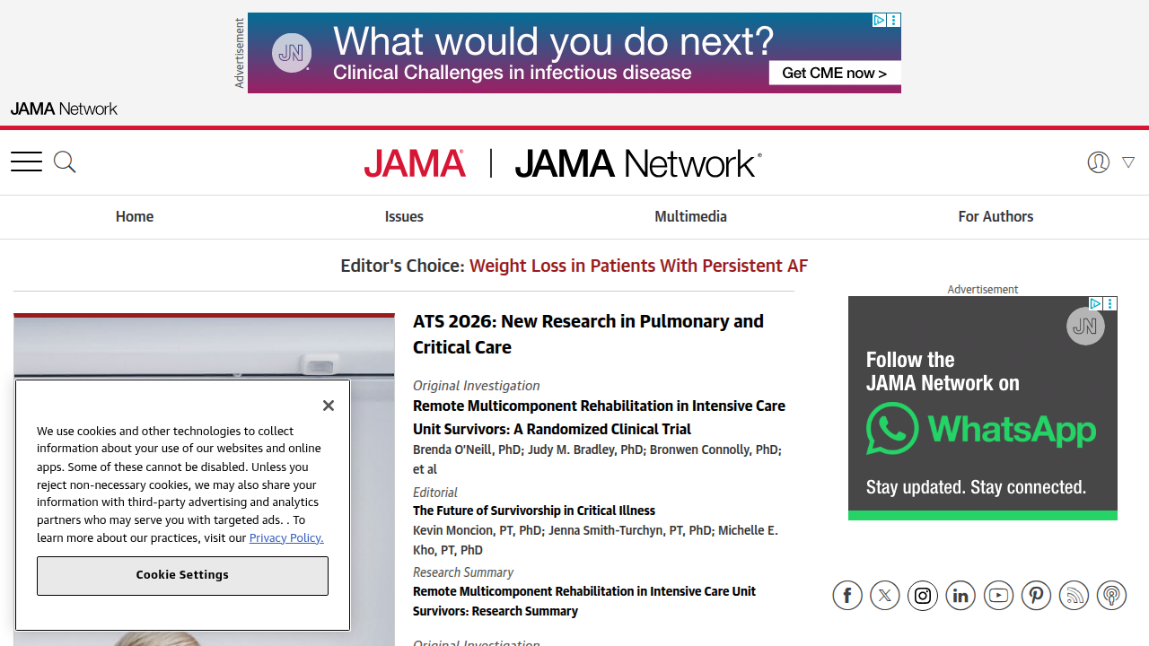 JAMA Network publishes peer-reviewed medical research, including studies on how video games can improve cognitive task performance.
