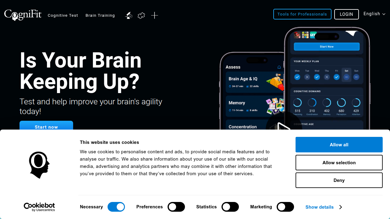 Platforms like CogniFit offer tools for professional-grade cognitive assessments to track brain health over time.