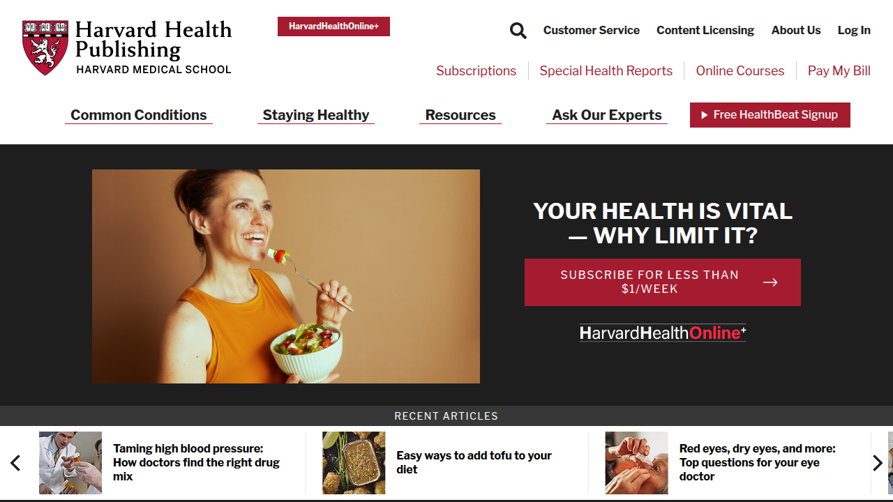 Harvard Health Publishing provides expert advice and articles on maintaining cognitive health and preventing decline.