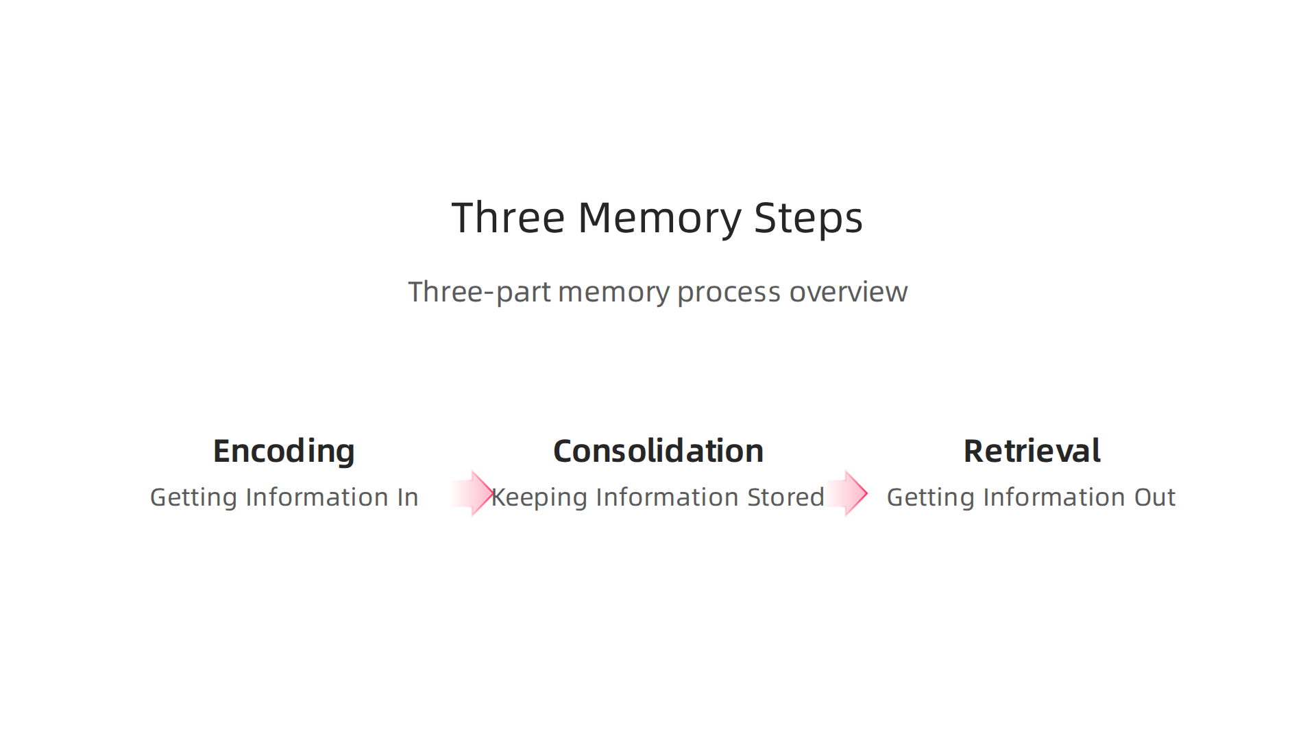 Understand how memory works to better target your training efforts.