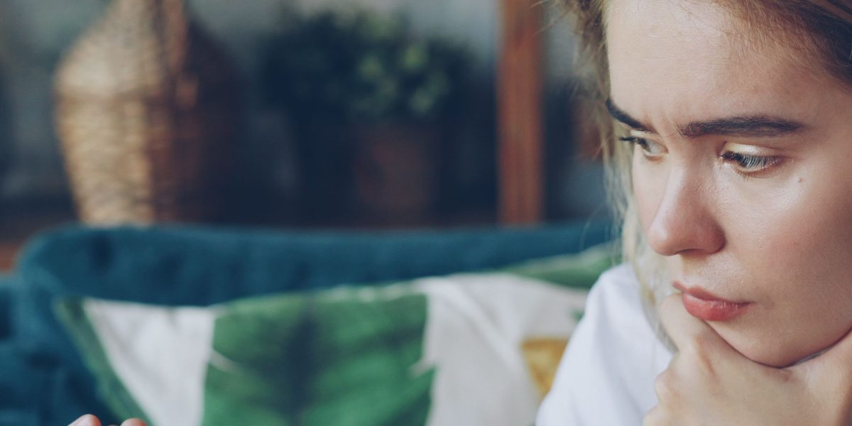 A person engaged in deep thought, symbolizing active brain function and learning.