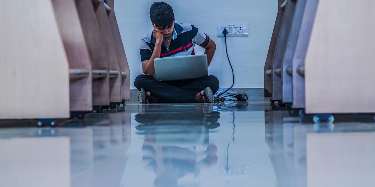 A person deeply focused on a task, reflecting the concentration skills honed by incremental games.