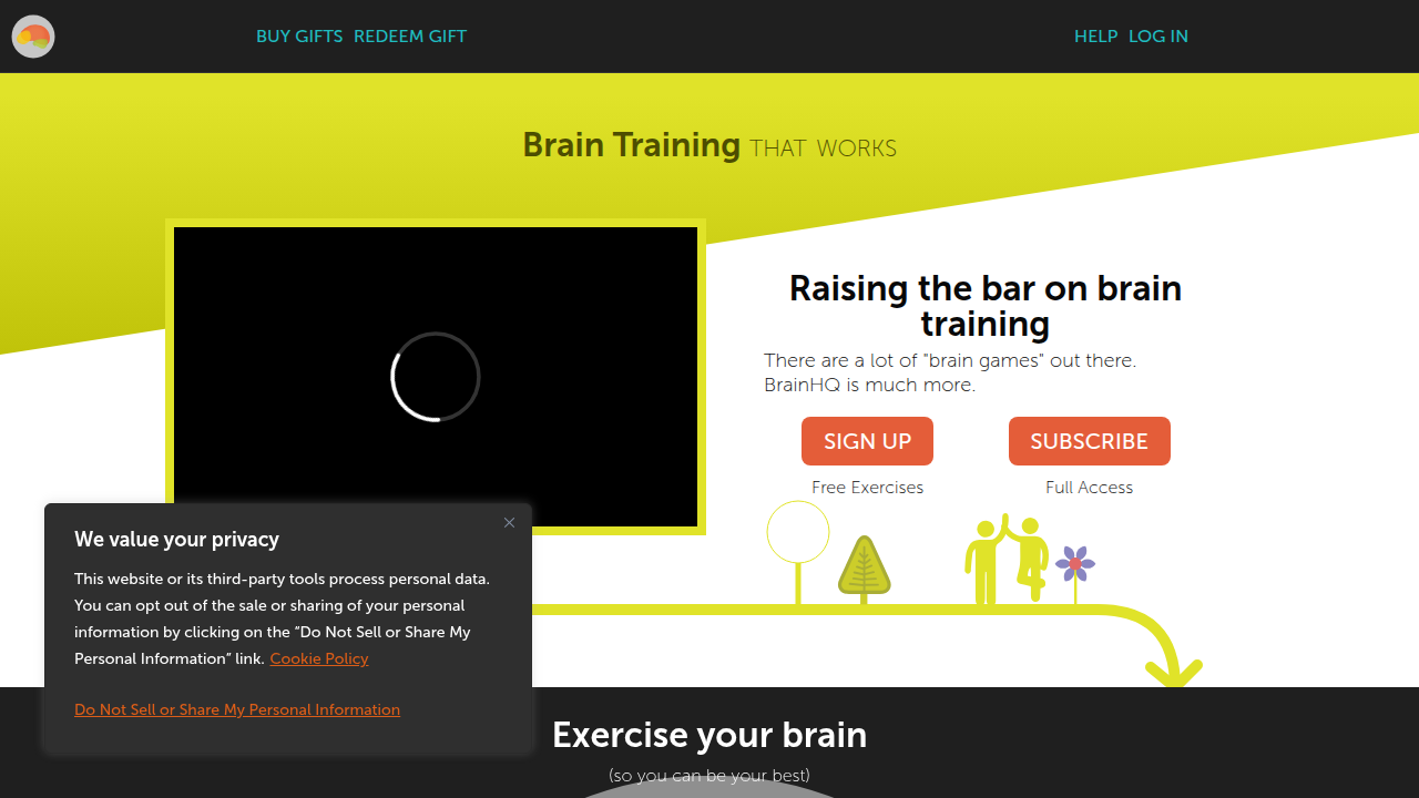 BrainHQ offers science-backed exercises designed to improve cognitive skills like processing speed and attention.