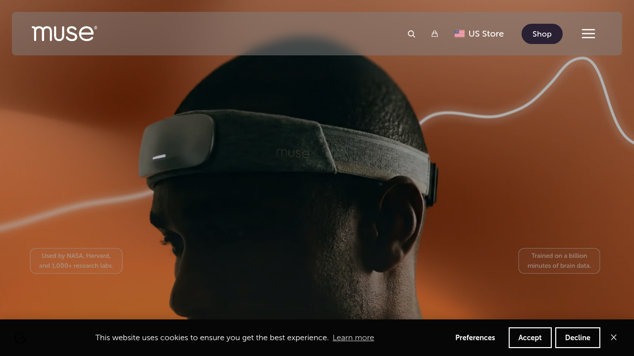 Explore Muse, a neurofeedback device that tracks brain activity in real-time, helping users learn to regulate their brainwaves for improved focus and reduced anxiety.